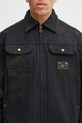 Willy Chavarria kurtka jeansowa Stockton Work Jacket czarny WCJKT0033.001