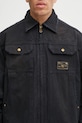 Willy Chavarria kurtka jeansowa Stockton Work Jacket czarny WCJKT0033.001