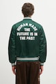 Odzież Human Made kurtka bomber NYLON STADIUM HM30JK038 zielony