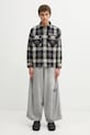 Human Made kurtka koszulowa z domieszką wełny WOOL CHECK HM30SH013