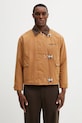 Bavlněná bunda NEIGHBORHOOD FIREMAN nezateplené hnědá 252AQNH.JKM02