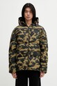 A Bathing Ape kurtka puchowa 1st Camo Snowboard Sharkdown pozostałe zielony 001DNL801305M