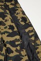 A Bathing Ape kurtka puchowa 1st Camo Snowboard Sharkdown 001DNL801305M zielony