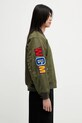 A Bathing Ape kurtka bomber Shark MA-1 zielony 001HJL801003M