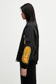 A Bathing Ape geacă bomber Shark MA-1 001HJL801003M negru AW25