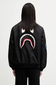 Odzież A Bathing Ape kurtka bomber Shark MA-1 001HJL801003M czarny