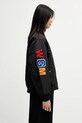 A Bathing Ape geacă bomber Shark MA-1 negru 001HJL801003M