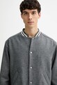 Bunda s příměsí vlny A.P.C. blouson micky šedá WVBEB.M02974