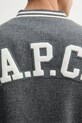 Bunda s příměsí vlny A.P.C. blouson micky WVBEB.M02974 šedá