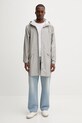 Rains kurtka 12020 Long Jacket 12020.123 szary AW25