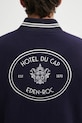 Sporty & Rich kurtka bomber wełniana Eden Crest Varsity OW03160666BL106 granatowy