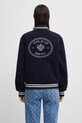 Odzież Sporty & Rich kurtka bomber wełniana Eden Crest Varsity OW03160666BL106 granatowy