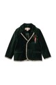 Konges Sløjd marynarka welurowa dziecięca ROCKY BLAZER KS104412.9BYA zielony AW25