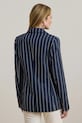Blazer με μείγμα λινών Lauren Ralph Lauren 200973085 σκούρο μπλε AW25