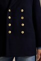 Vlněné sako Polo Ralph Lauren 211971388 námořnická modř
