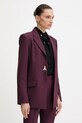 Patrizia Pepe marynarka bordowy 8S0549.A454