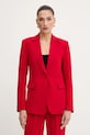Morgan marynarka tkanina czerwony VESTY.F