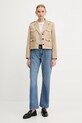 Tommy Hilfiger pamut kabát WW0WW47164 bézs AW25
