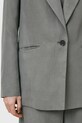 Пиджак с примесью льна AllSaints AVERIE W043QC серый AW25