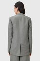Пиджак с примесью льна AllSaints AVERIE серый W043QC