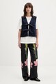 Stine Goya kamizelka dwustronna jeansowa SG.AW25.T101.2406 granatowy AW25