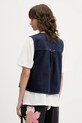 Odzież Stine Goya kamizelka dwustronna jeansowa SG.AW25.T101.2406 granatowy