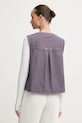 Stine Goya kamizelka dwustronna jeansowa SG.AW25.T101.2406 granatowy
