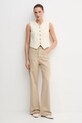 Елек United Colors of Benetton 2YVXDJ011 бежов AW25