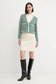 Forte Forte kurtka z wełną 14003.my.jacket zielony AW25