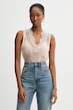 Odzież Blugirl Blumarine marynarka i bluzka RF5285.T5771 brązowy
