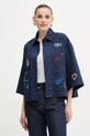 Weekend Max Mara kurtka bawełniana ASSUAN granatowy 2525046021600