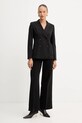 Vlnené sako Weekend Max Mara ORNATI 2525046012600 čierna AW25