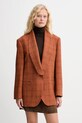 Sako s přídavkem vlny Weekend Max Mara MINTEA látka oranžová 2525046036600