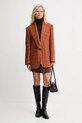 Sako s přídavkem vlny Weekend Max Mara MINTEA 2525046036600 oranžová AW25