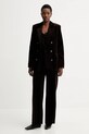 ZADIG&VOLTAIRE marynarka welurowa WWBL01943 brązowy AW25