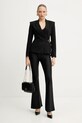 Just Cavalli marynarka z dodatkiem wiskozy 79PAQ705.J0092 czarny AW25