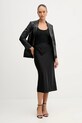 Σακάκι Sisley 22V3LW038 μαύρο AW25