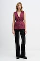 Sisley kamizelka 24QVLJ00V bordowy AW25