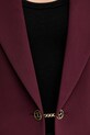Twinset marynarka 252TP2590 bordowy