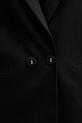Σακάκι με προσθήκη μάλλινου υφάσματος Twinset 252TT2121 μαύρο