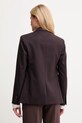 Odzież Tommy Hilfiger marynarka z dodatkiem wełny WW0WW46662 bordowy