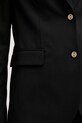 Σακάκι με προσθήκη μάλλινου υφάσματος Tommy Hilfiger WW0WW46662 μαύρο