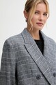 MAX&Co. marynarka z dodatkiem wełny granatowy 2526046084200