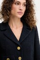 Luisa Spagnoli blazer con aggiunta di lana blu navy 542245