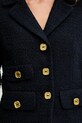 Luisa Spagnoli blazer con aggiunta di lana 542245 blu navy