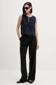 Bavlnená vesta Pedro del Hierro 7312259 tmavomodrá AW25