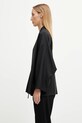 Kenzo marynarka wełniana Kimono FF62VE2749RA czarny AW25