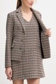 Вовняний піджак Tommy Hilfiger WW0WW48266 коричневий