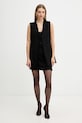 Жилетка с примесью шерсти BOSS 50549128 чёрный AW25