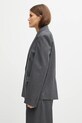 Вовняний піджак JW Anderson Double Breasted Tailored JK0401.PG1821 сірий AW25